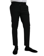 Black Wool SlimFit Dress Formal Pants