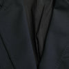 Dolce & Gabbana Dark Blue Cotton Single Breasted Coat Blazer