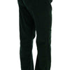 Dolce & Gabbana Elegant Green Cotton Blend Trousers