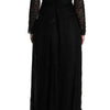 Dolce & Gabbana Elegant Black Sheath Long Sleeve Dress