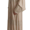 Dolce & Gabbana Elegant Beige Cape Kaftan Dress