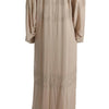 Dolce & Gabbana Elegant Beige Cape Kaftan Dress