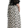 Dolce & Gabbana Elegant Polka Dotted Full Length Gown