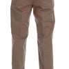 Dolce & Gabbana Chic Beige Chinos Casual Pants