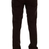 Dolce & Gabbana Elegant Slim Fit Formal Trousers in Purple