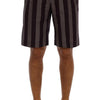 Dolce & Gabbana Casual Striped Cotton Shorts