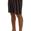 Dolce & Gabbana Casual Striped Cotton Shorts