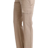 Ermanno Scervino Chic Beige Cropped Pants - Regular Fit Elegance