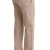 Ermanno Scervino Chic Beige Cropped Pants - Regular Fit Elegance