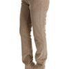 Ermanno Scervino Beige Regular Fit Luxe Trousers