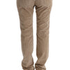 Ermanno Scervino Beige Regular Fit Luxe Trousers