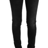 Acht Chic Slim Fit Black Cotton Jeans