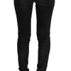 Acht Chic Slim Fit Black Cotton Jeans