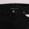 Acht Chic Slim Fit Black Cotton Jeans