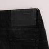 Acht Chic Slim Fit Black Cotton Jeans