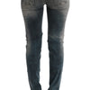 Cavalli Chic Blue Wash Slim Fit Jeans