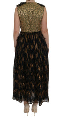 Dolce & Gabbana Elegant A-Line Full Length Sleeveless Dress