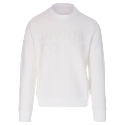 Jacob Cohen White Cotton Men Sweater