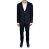 Aquascutum Blue Wool Mens Single-Breasted Suit