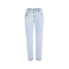 Yes Zee Light Blue Cotton Women High-Waisted Jeans