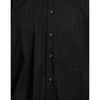 Aquascutum Elegant Black Cotton Shirt with Logo Embroidery