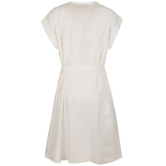 White Cotton Women Dress