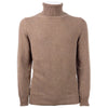 Emilio Romanelli Brown Cashmere Men Sweater