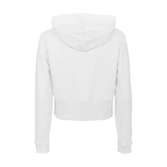 White Cotton Women's Hoodie