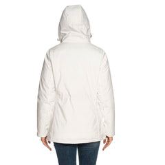 White Polyester Women Jacket