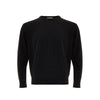 FERRANTE Elegant Black Wool Sweater for Men