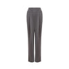 Lardini Chic Gray Wool Trousers for Sophisticated Style