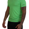 Dsquared² Green Modal Short Sleeves Crewneck T-shirt