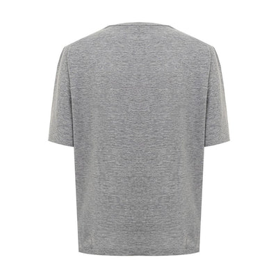 Dsquared² Chic Gray Cotton Tee for the Modern Woman