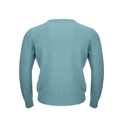 Gran Sasso Turquoise Cashmere Sweater Elegance