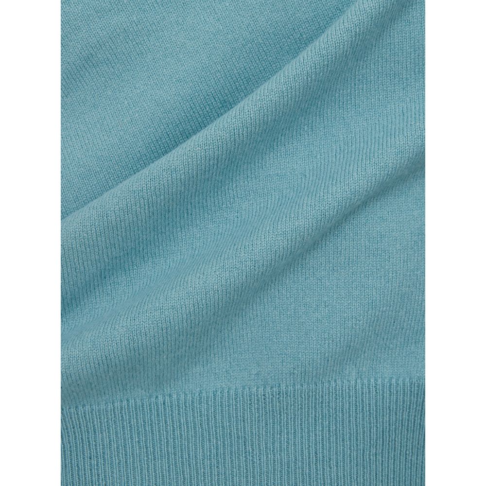 Gran Sasso Turquoise Cashmere Sweater Elegance