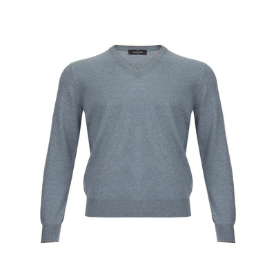 Gran Sasso Elegant Cashmere Sweater in Chic Gray