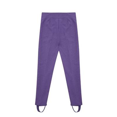 Lardini Elegant Purple Viscose Pants