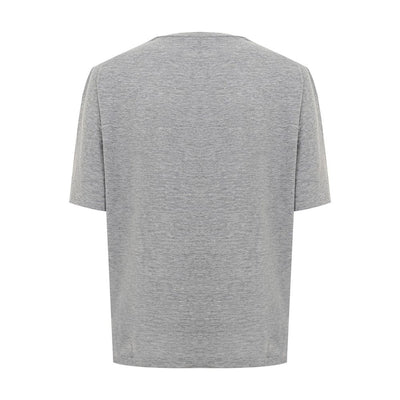 Dsquared² Elegant Gray Cotton Top for Women