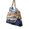 Dolce & Gabbana Multicolor Venezia Canvas Women Shopping Tote Bag