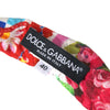 Dolce & Gabbana Multicolor Carretto Print Waist Belt