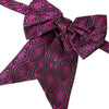 Dolce & Gabbana Purple Ribbon Silk Adjustable Neck Men Bow Tie