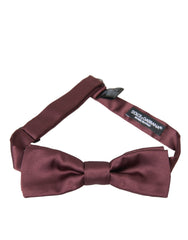 Brown Silk Adjustable Neck Men Bow Tie