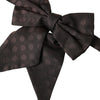 Dolce & Gabbana Brown Ribbon Silk Adjustable Neck Men Bow Tie