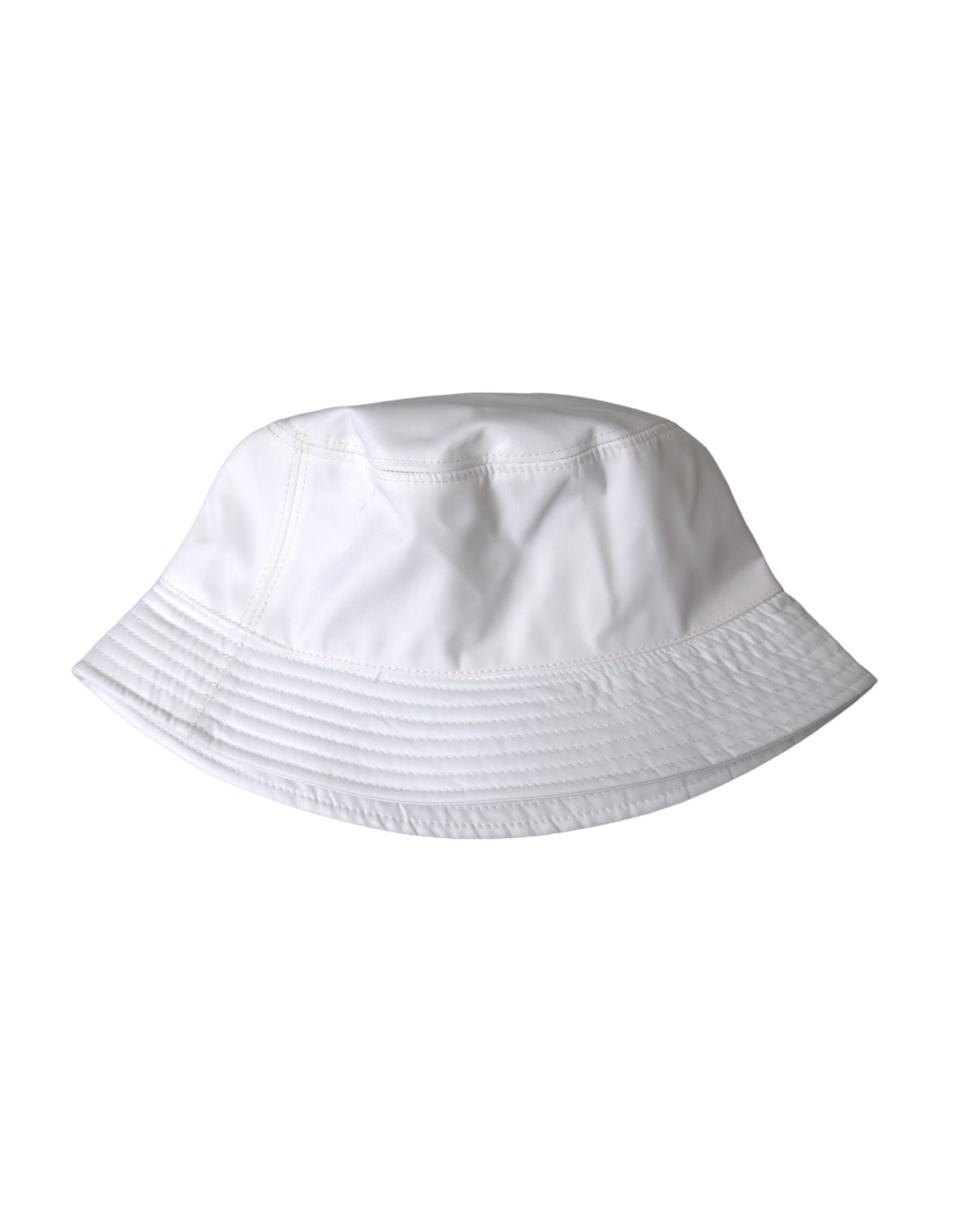 Dolce & Gabbana White Cotton Cap Bucket Capello Hat Men