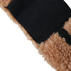 Dolce & Gabbana Brown Black Fleece Wool Head Band Hat Men