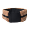 Dolce & Gabbana Brown Black Fleece Wool Head Band Hat Men