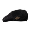 Dolce & Gabbana Black Corduroy Crown Newsboy Hat Men