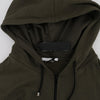 Daniele Alessandrini Elegant Green Full Zip Hooded Sweater