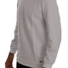 Daniele Alessandrini Elegant White Cotton Hooded Sweater