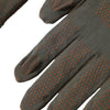 Dolce & Gabbana Brown Cotton Stretch Wrist Length Gloves